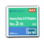 Max No: 3-10 Heavy Duty 3/8'' Staples